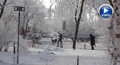 Kırağı sonrası kartpostallık görüntüler