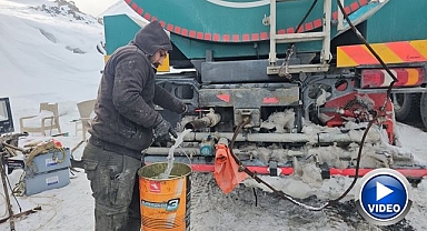 Kış ortasında susuz kaldılar: Bölgede acil sondaj çalışmaları