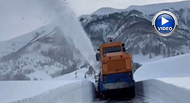 Köy yolları için kar seferberliği