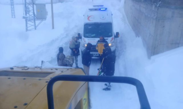 Köylerde rahatsızlanan hastalar için ekipler seferber oldu 