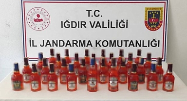 Litrelerce kaçak viski ele geçirildi   