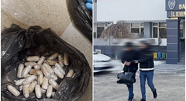 Midesinden 64 parça uyuşturucu çıktı!