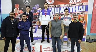 Muaythai Bölge Şampiyonası'nda sporculardan büyük başarı