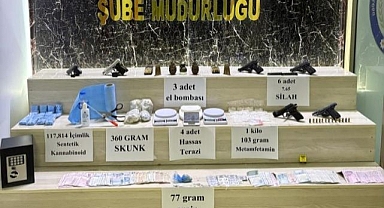 Narkotik ekiplerinden kaçamadılar!