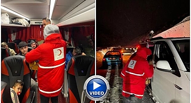 O yol saatlerce kapalı kaldı!