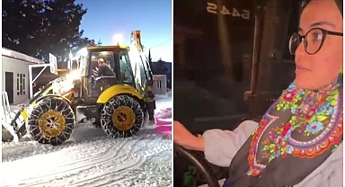 Öğretmenden örnek davranış: Operatör yorulunca direksiyona geçti