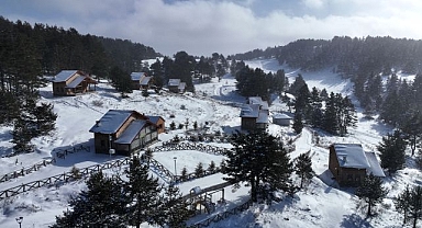Ormanlarla çevrili park ziyaretçilerini bekliyor
