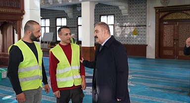 Palandöken’de Camiler Ramazan ayına hazırlanıyor