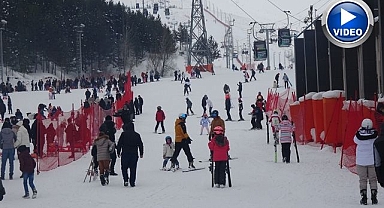 Palandöken'de kayak coşkusu  