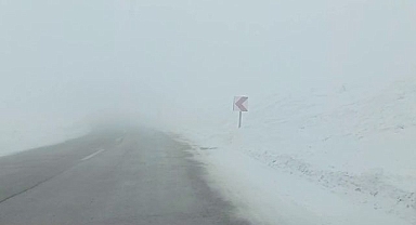 Palandöken geçidinde zor anlar!