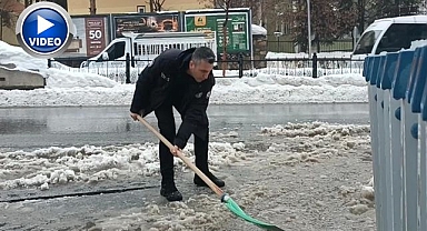 Polis memurundan örnek davranış...