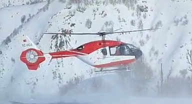 Ambulans helikopter rahatsızlanan genç için havalandı!