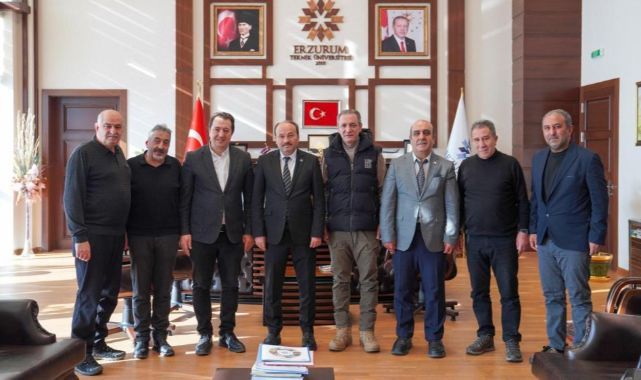 Rektör Çakmak, DAGC ve DGF yönetimini kabul etti