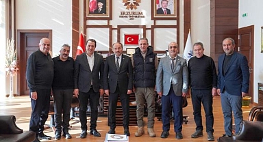 Rektör Çakmak, DAGC ve DGF yönetimini kabul etti