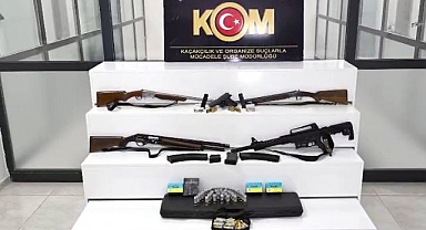 Silah operasyonunda 7 gözaltı