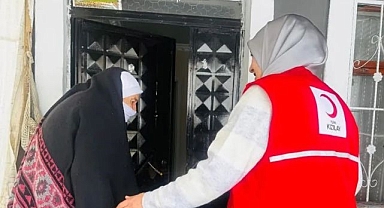 Türk Kızılay tarafından kurban bağışı çalışması yapıldı