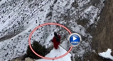 Uzundere semalarında nefes kesen atlayış