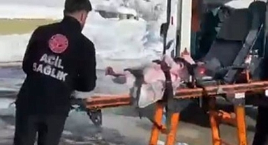 Yanan bebek için zamanla yarıştılar