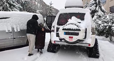 Yaşlı kadının imdadına UMKE yetişti  