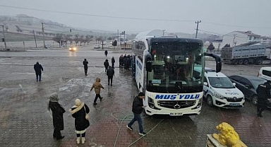 Yolcu otobüsüne saldırı!