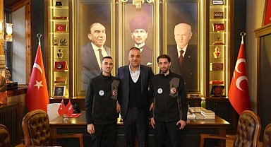 Yurdagül Erzurum’un gururu sporcuları ağırladı