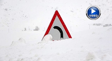 100 köy yolu ulaşıma kapandı