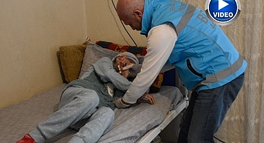 101 yaşındaki hastaya evde özel bakım 