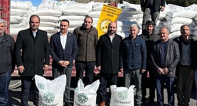 Arıcılara arı besleme şekeri dağıtıldı