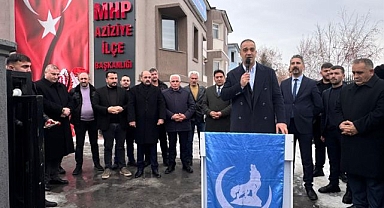 Aziziye Ülkü Ocakları yeni hizmet binası dualarla açıldı