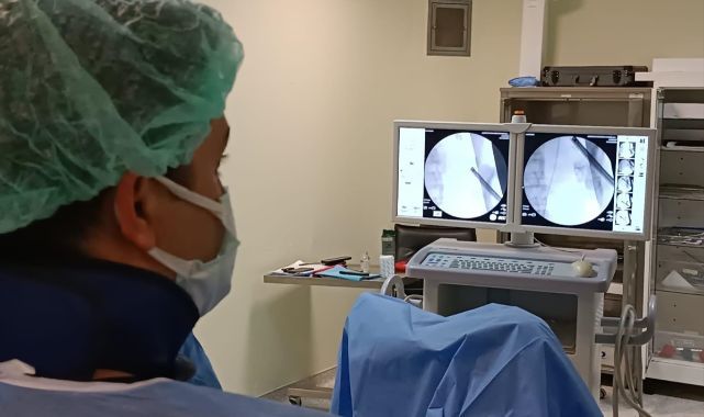 Böbreğindeki taşlar 295 parça halinde çıkarıldı