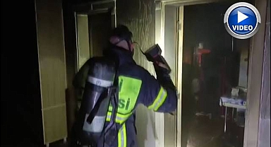 Çıkan yangında ağır yaralandı! 