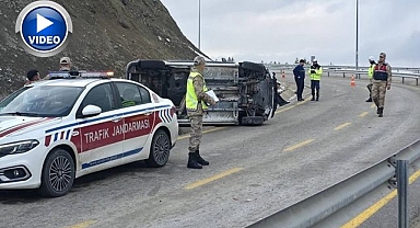 Emniyet kemeri hayat kurtardı!