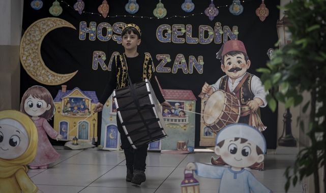 Ramazan coşkusu bu kez okul sıralarında