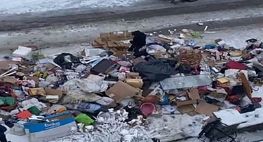 Erzurum'da çöp ev vakası 25 ton çıktı