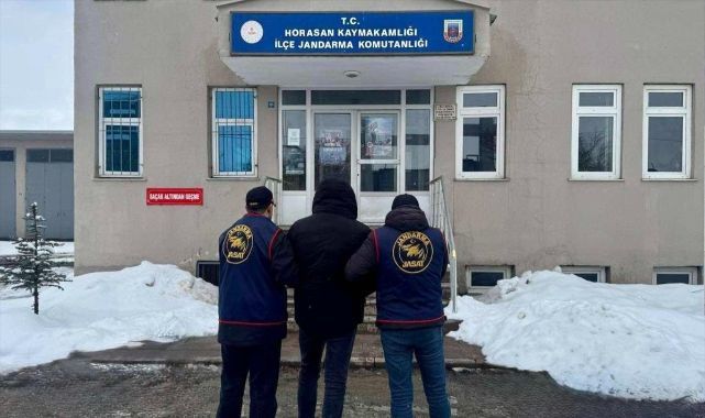 Erzurum'da hapis cezasından kaçan firari yakalandı!