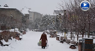 Erzurum'da kar sebebiyle 312 köy yolu kapalı