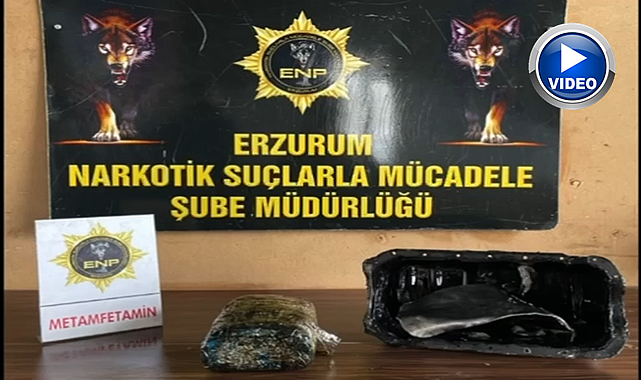 Erzurum'da kilolarca uyuşturucu ele geçirildi!