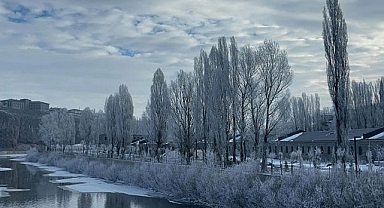 Erzurum'da soğuk hava etkili oluyor