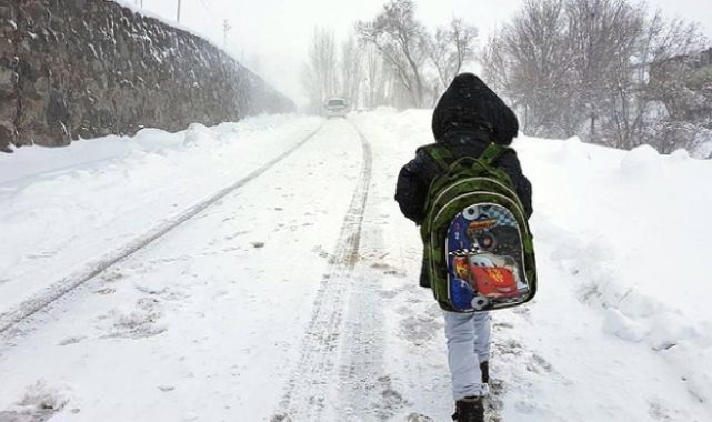 Erzurum’da taşımalı eğitime 1 gün ara