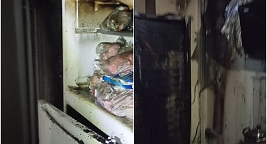 Evde çıkan yangın korkuttu