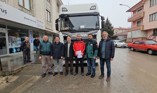  Filistin ve Suriye'ye yardım tırı yola çıktı