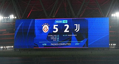 Galatasaray'dan, UEFA Şampiyonlar Ligi'nde ilk   