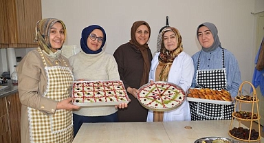 Geleneksel tatlar kadınların emeğiyle hayat buluyor