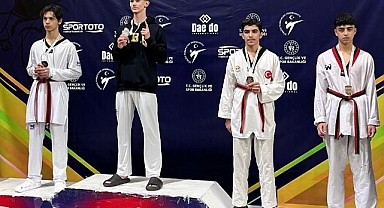 Genç sporcu Taekwondoda Türkiye 3’üncüsü  