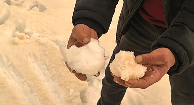 Gözlerine inanamadılar... Karın rengi bir gecede değişti!