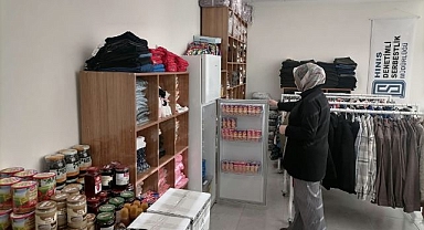 Hınıs adliyesine sosyal market