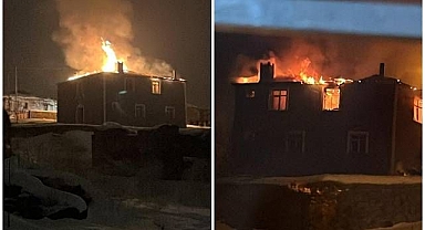 İmamın evi alev alev yandı!