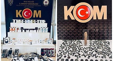 Kaçakçılara darbe! Çok sayıda tarihi eser ele geçirildi