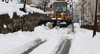 Karla mücadelede yoğun çalışma