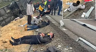 Katliam gibi kaza! Olay yerinden gelen görüntüler korkunç